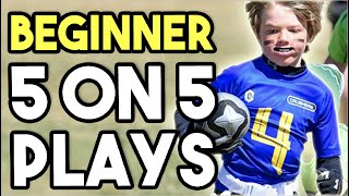 BEST 5 on 5 Flag Football Plays For Beginners [upl. by Downe]