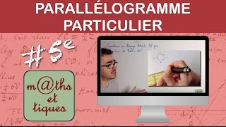 Construire un parallélogramme particulier LOSANGE  Cinquième [upl. by Jer]