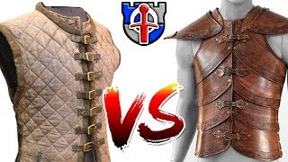 Why padded armor gambeson is WAY better than leather armor [upl. by Jacky]