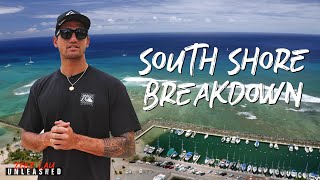 TOWN SURF SPOTS EXPLAINED  South Shore Oahu [upl. by Aekim]