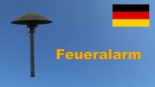 Sirenensignal quotFeueralarmquot Deutschland [upl. by Nauwtna]