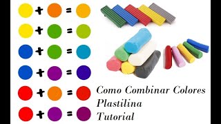 Como combinar colores con plastilina [upl. by Adeirf721]