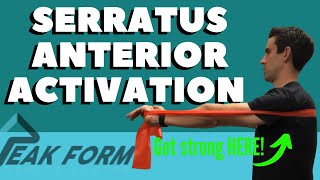 Serratus Anterior Activation Exercises  San Diego Chiropractor [upl. by Zeiler808]