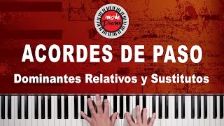 Acordes de Paso Dominantes de Piano en las Progresiones Armónicas [upl. by Ponzo]