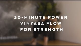 30Minute Power Vinyasa Flow For Strength with Josh Kramer [upl. by Ayekin]