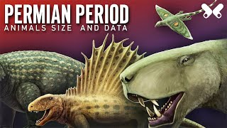 PERMIAN PERIOD animals size comparison and data Paleoart [upl. by Ylime885]