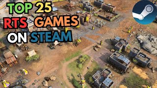 TOP 25 RTS GAMES ON STEAM [upl. by Sellig]