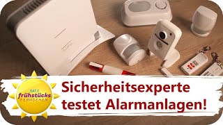 Smarte Alarmanlagen das PreisLeistungsVerhältnis im Test  SAT1 Frühstücksfernsehen [upl. by Lucien]