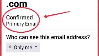 Facebook  How To Remove Primary Email In Facebook [upl. by Bucky444]