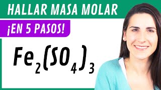 Hallar MASA MOLECULAR o Masa MOLAR ⚖ En 5 PASOS 🖐 [upl. by Elleimac]