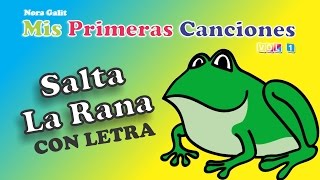 Salta la Rana  CON LETRA  Nora Galit [upl. by Latrena]