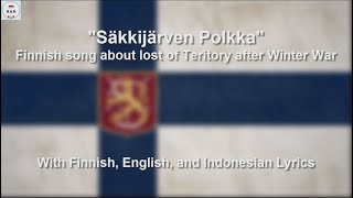 Sakkijarven Polkka  Finnish Song  With Lyrics [upl. by Nodarb108]