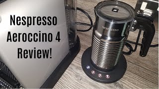 Nespresso Aeroccino 4 Milk Frother Review  Worth upgrading from the Aeroccino 3 [upl. by Gan336]