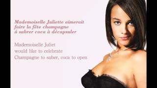 Alizée  quotMademoiselle Juliettequot with French amp English Lyrics HD [upl. by Yendirb693]