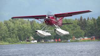 Alaska Seaplanes Taking off Landing amp Flying [upl. by Adaynek125]