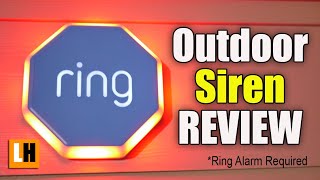 Ring Alarm Outdoor Siren Review  Is it LOUD [upl. by Sixela425]