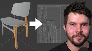 Blender Beginner UV Unwrapping Tutorial Chair Part 7 [upl. by Becker]