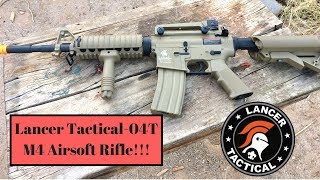 Lancer Tactical LT04T M4 Gen2 Airsoft Rifle Review [upl. by Noraf780]