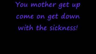 Nightcore  Down With The Sickness Disturbed  Lyrics [upl. by Buiron]