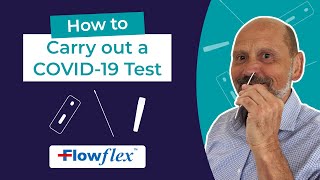 How to use the Flowflex Lateral Flow Test  The Easiest COVID19 Test [upl. by Donovan]