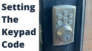 Kwikset Smartcode 888  How To Program The Keypad [upl. by Gaelan43]