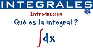 Integrales  Introducción [upl. by Enenaj]