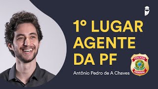 ConcursoPF 🥇 1º colocado para Agente PF  Antônio Pedro [upl. by Bakemeier]