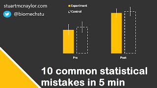 Ten Statistical Mistakes in 5 Min [upl. by Winebaum789]