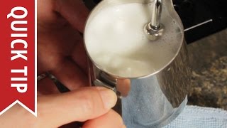 How to AutoFroth Milk for Lattes [upl. by Repotsirhc]