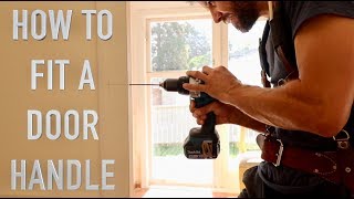 How to Install a Door Handle [upl. by Fasa]