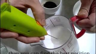 How To Make Latte Art with Mini Milk Frother [upl. by Ennovi]