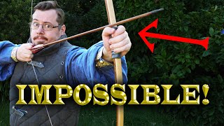 Doing the IMPOSSIBLE in MEDIEVAL ARCHERY with Lars Andersen longbow  warbow [upl. by Powe]