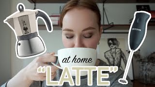 HOW TO MAKE A quotLATTEquot AT HOME moka pot  frother [upl. by Emmery355]