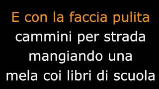 Albachiara  Vasco Rossi TESTO LYRICS [upl. by Trescha]