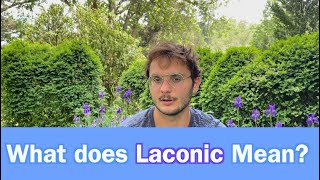 What Does Laconic Mean Learn Daily Vocabulary [upl. by Llehsim298]