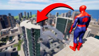 SPIDERMAN PARKOUR IN SKATE 3 Rooftops amp Alleys [upl. by Housen]