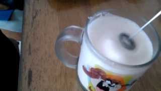 Aerolatte Review Frothing Cold Milk In Under 1 Minute [upl. by Ennaeilsel979]