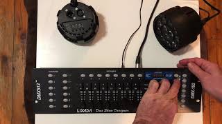 DMX 192 Controller Unboxing and Programming [upl. by Hannaj]